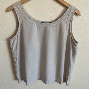 Vintage Erika Linen Tank Top